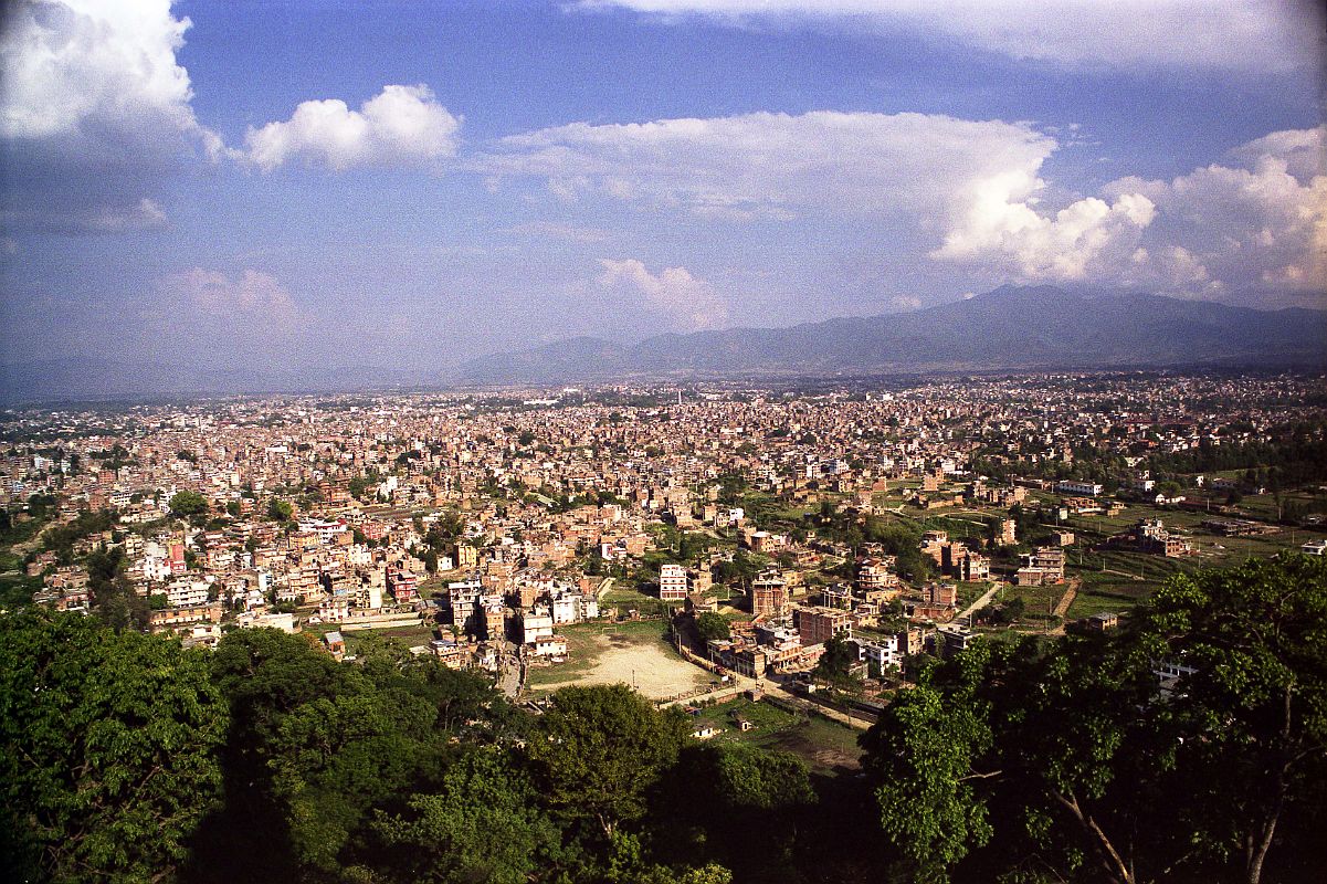 Kathmandu 01 02 Kathmandu View From Swayambhunath Another very good best place to get a view over Kathmandu is from the hilltop temple off Swayambhunath on the west side of the Kathmandu Valley.